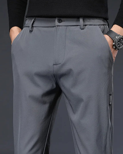 Men's High-Quality Elastic Breathable Trousers - Various Colors