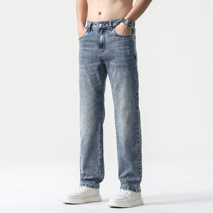 Men's Wide Leg Jeans – Baggy Fit, Straight Cut, Loose Denim Pants for Men