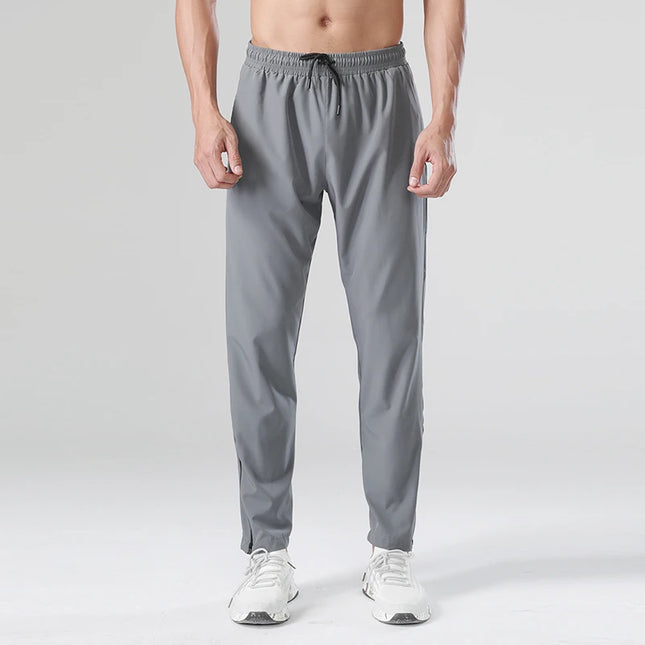 Men's Quick-Dry Sweatpants with Zipper Pockets