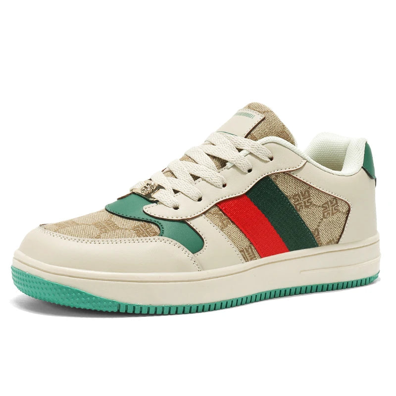 Men's Casual Breathable Non-Slip Lace-Up Sneakers – Comfortable, Lightweight Footwear