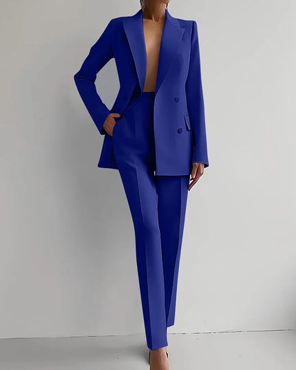 Women's Two-Piece Blazer and Pants Set