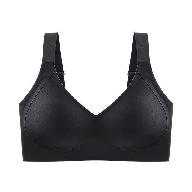 Seamless Wireless Push-Up Bra for Women - Plus Size, Thin Cup