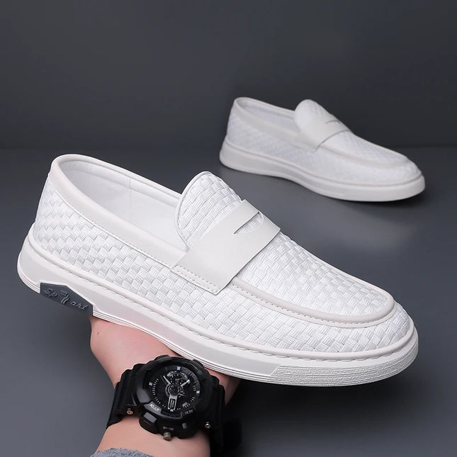 Men's Slip-On Loafers with Soft Sole and Anti-Slip Design