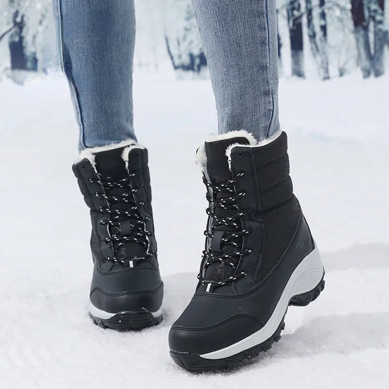 Women's Chunky Platform Ankle Boots – Non-Slip, Stylish