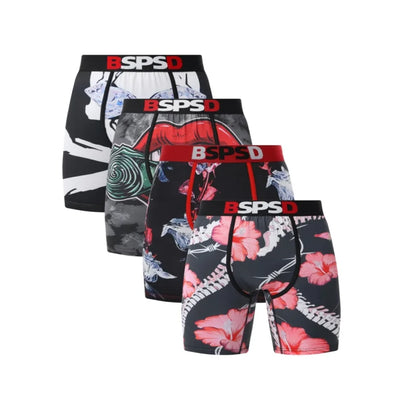 BPSD 4-Pack Men's Breathable Boxer Briefs