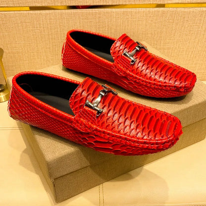 Men's Anti-Slip Breathable Ribbed Shoes – Stylish & Durable Slip-Resistant Footwear