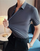 Grey Short Sleeve / Asia 4XL 80-87kg