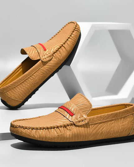 Men's PU Leather Casual Slip-On Loafers