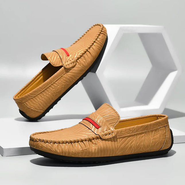 Men's PU Leather Casual Slip-On Loafers