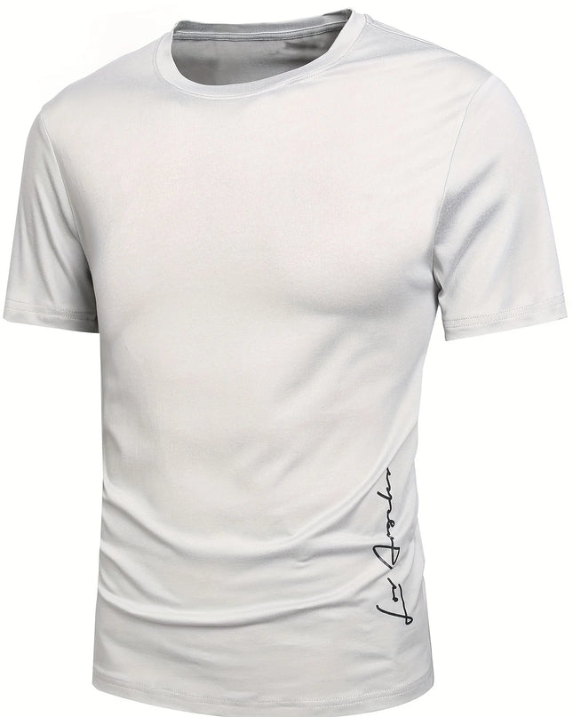 Men's Cotton T-Shirt with Los Angeles Print