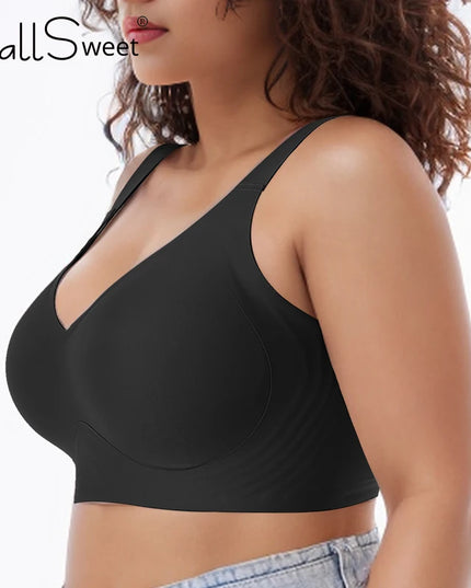 Wireless Women’s Bras – Seamless Full Coverage, No Underwire, Soft Push-Up Bra Everyday Bralette
