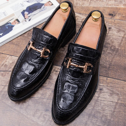 Elegant Men's Faux Leather Dress Shoes