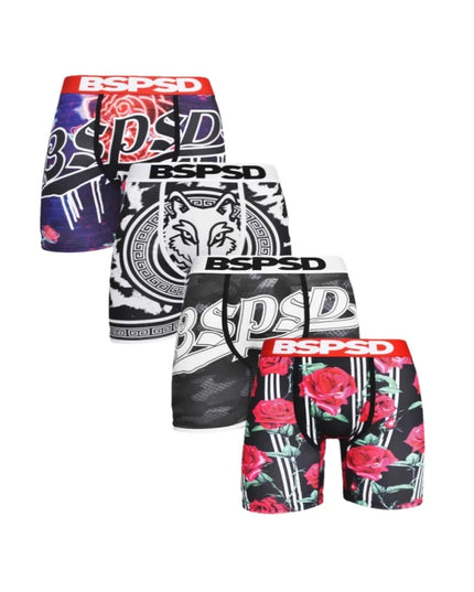 BPSD 5-Pack Men's Breathable Boxer Briefs Underwear