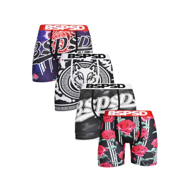BPSD 5-Pack Men's Breathable Boxer Briefs Underwear