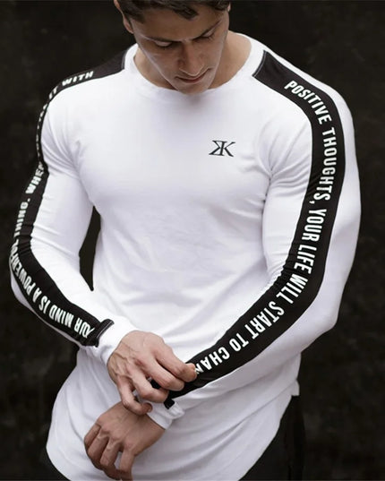 Men's Slim Fit Long Sleeve Casual Quick-Dry Sweater