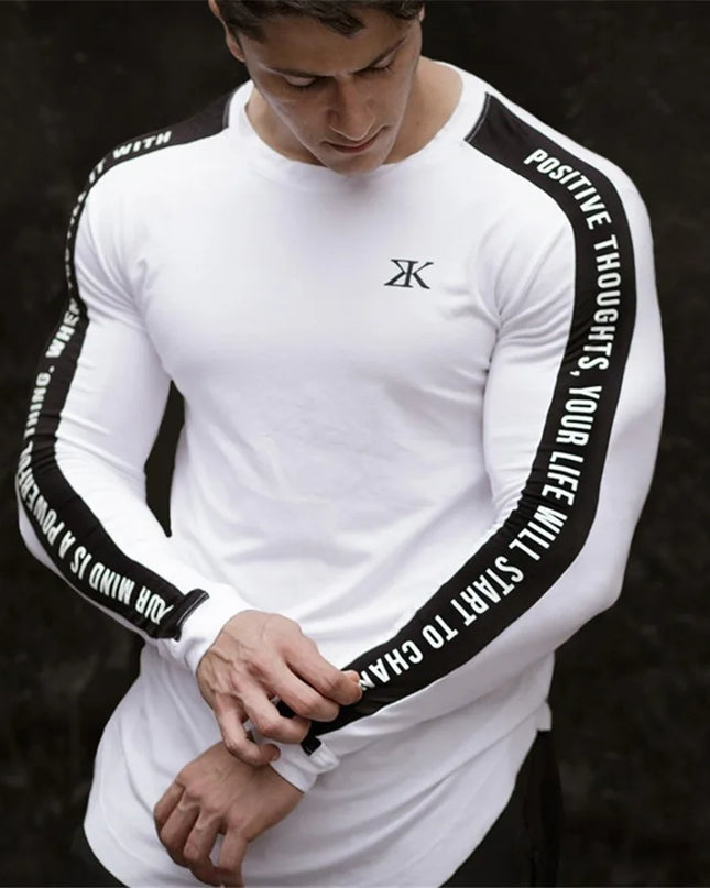 Men's Slim Fit Long Sleeve Casual Quick-Dry Sweater