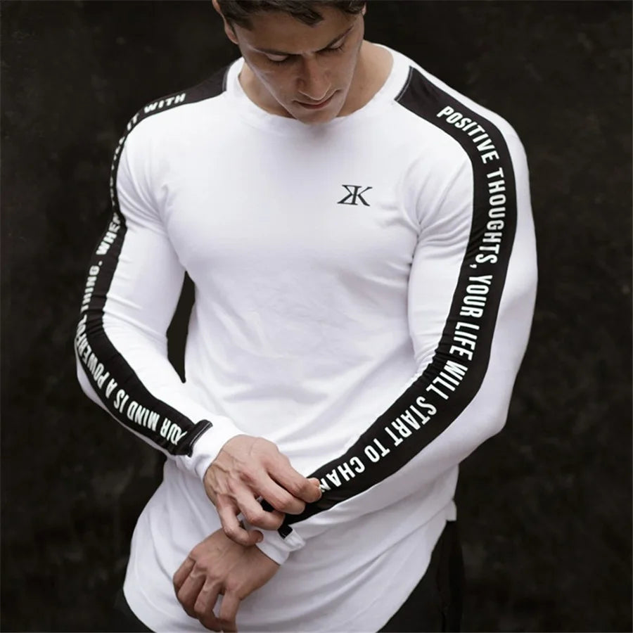Men's Slim Fit Long Sleeve Casual Quick-Dry Sweater