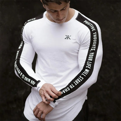 Men's Slim Fit Long Sleeve Casual Quick-Dry Sweater