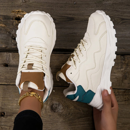 Breathable Women's Vulcanized Platform Casual Sneakers