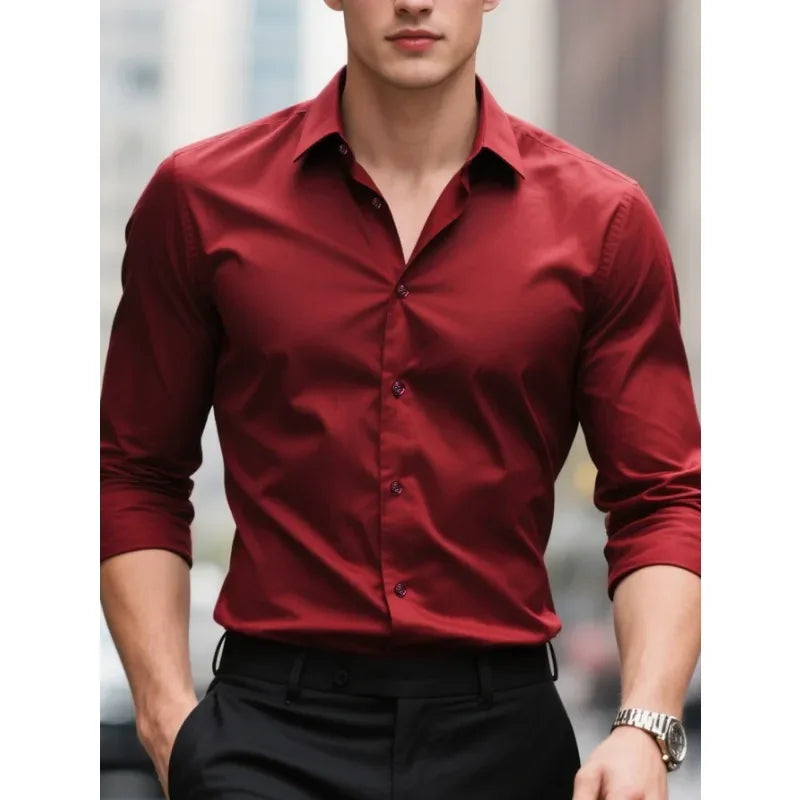 Men's Smart Casual Button Up Shirt