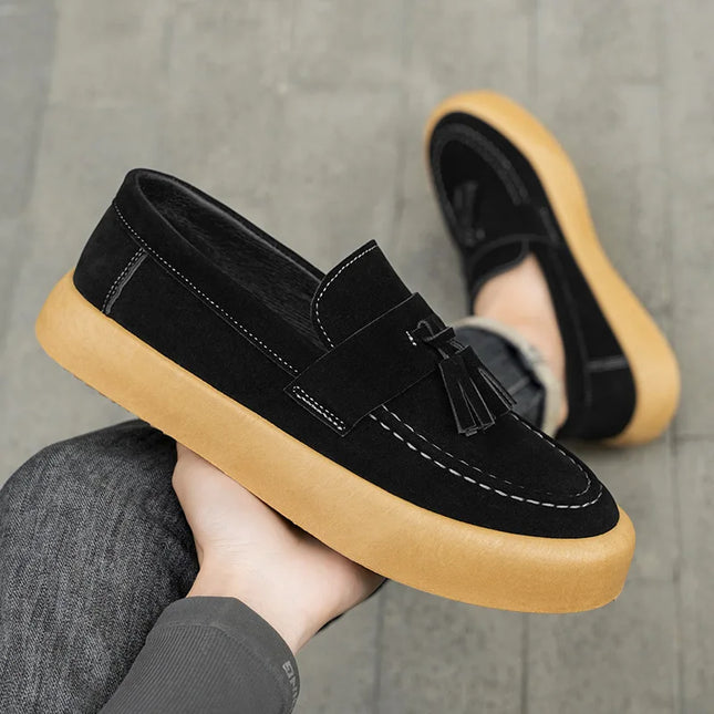 Men's Faux Suede Loafers