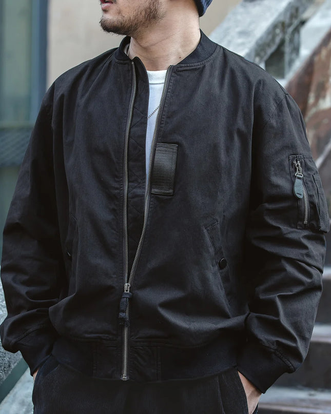 Men's Bomber Zipper Jacket -  Stylish Men's Casual Style Outwear