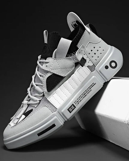 Men's Casual Sneakers - Breathable Luxury Trainers With Trendy Design