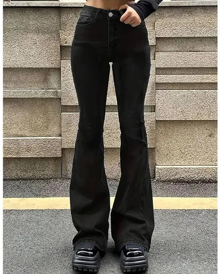 Women's High Waist Flared Jeans