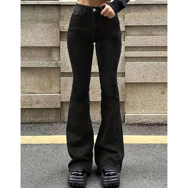 Women's High Waist Flared Jeans