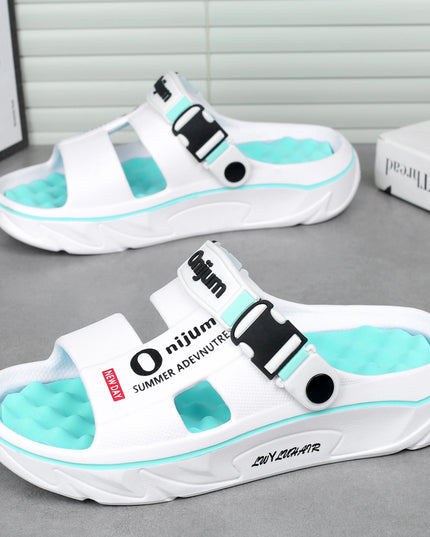 Men's Massage Slippers - Comfortable Soft Sandal Slides