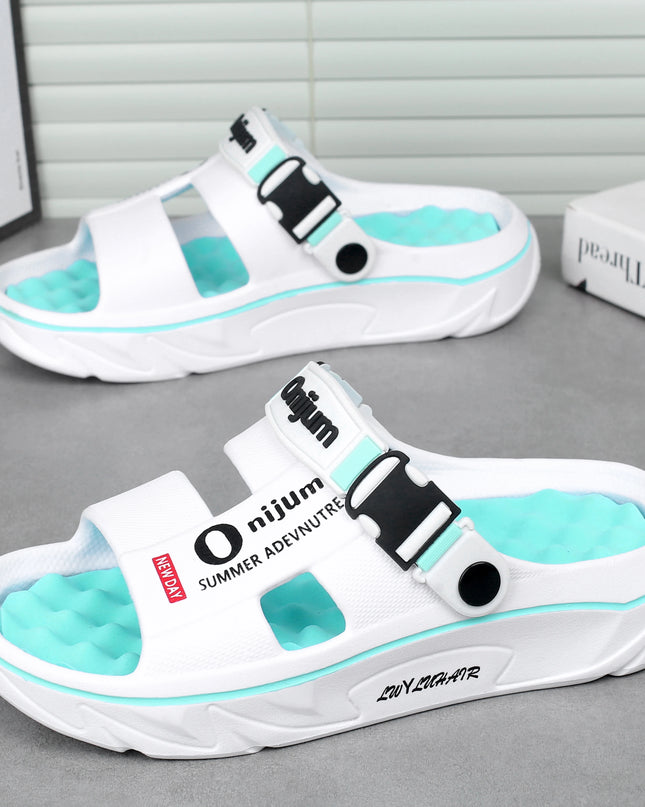 Men's Massage Slippers - Comfortable Soft Sandal Slides