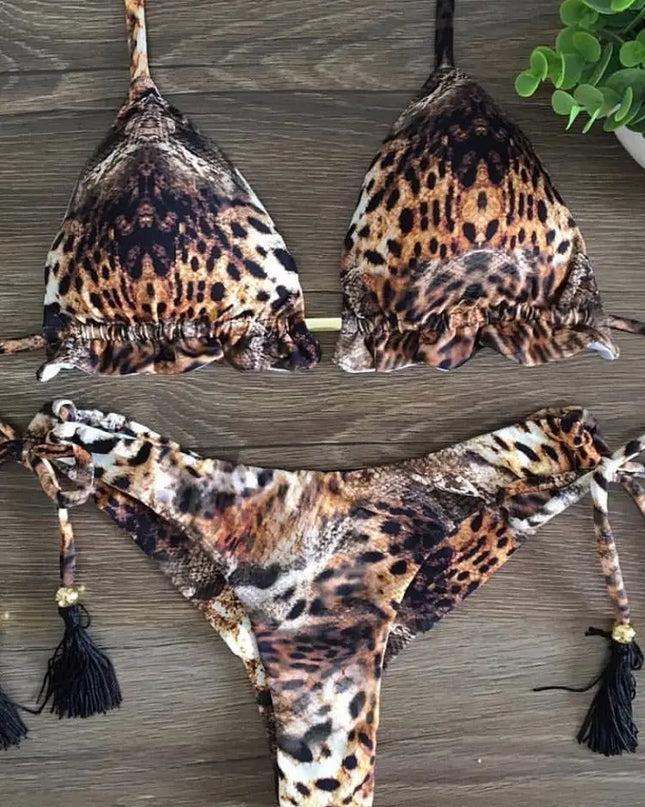 Women's Two-Piece Bikini Set - Various Colors And Designs