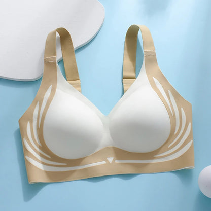 Seamless Women's Adjustable Comfort Bra - Thin, No Steel Ring, Breathable Design