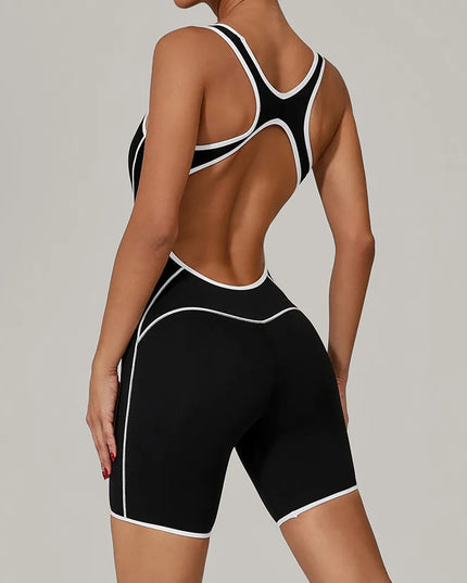 Women's One-Piece Jumpsuit - Slim Fit and Flared Style