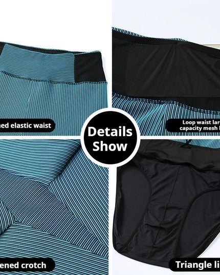 Men And Women's Quick-Dry Compression Running Shorts with Inner Liner and Mesh Waist Pocket