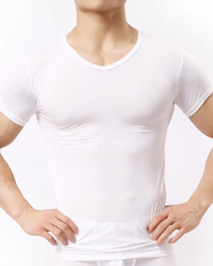 Men's Slim Fit Sheer T-Shirt- Lightweight - Various Colors