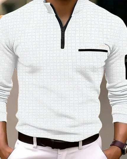 Men's Long Sleeve Jumper - Fashionable Casual Pullover