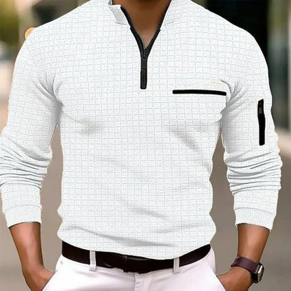 Men's Long Sleeve Jumper - Fashionable Casual Pullover
