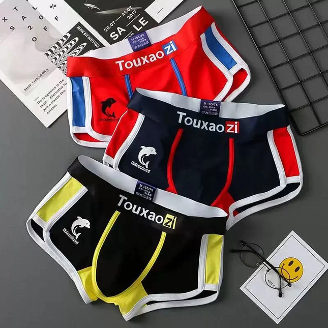 3-Pack Men's Cotton Comfortable and Breathable Boxer Shorts