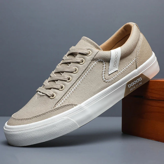 Breathable Men's Canvas Sneakers - Comfortable & Stylish Casual Shoes for Men