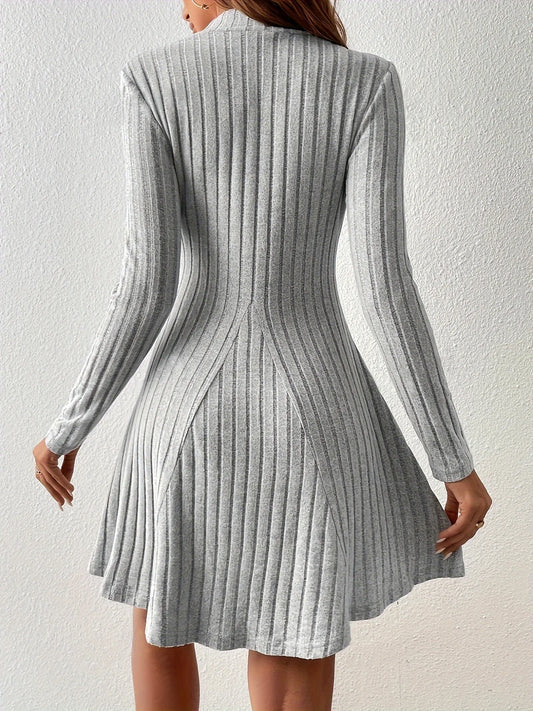 Elegant Slim Women's Sweater Dress – Stylish and Flattering Knit Dress for Women