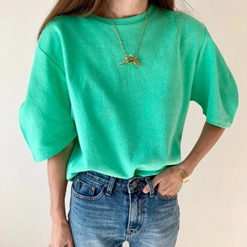 Women's Oversize T-Shirt - Breathable, Comfy Casual Wear