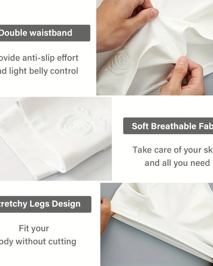 4-Pack Women's High-Waisted Tummy Control Panties - Comfortable Shaping Triangle Underwear Set