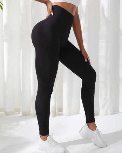 Women's Seamless High-Waist Stretch Fitness Leggings