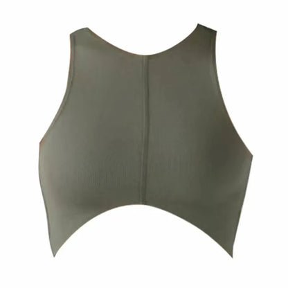 Mermaid Curve High-Neck Sports Bra