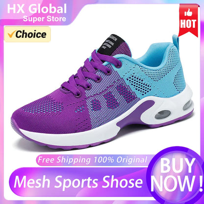 Women's Air Cushion Running Sneakers - Soft Bottom Active Wear