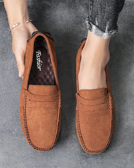Premium Suede Men's Breathable Slip-On Luxury Loafers - Stylish & Comfortable Footwear
