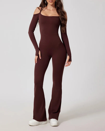 Women's Flared Jumpsuit Bodysuit – Stylish & Comfortable Women's Jumpsuit for All Occasions