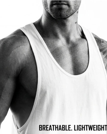 Breathable Cotton Men's Fitness Tank Top