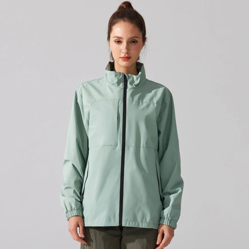 Women's Lightweight Waterproof Windbreaker Jacket